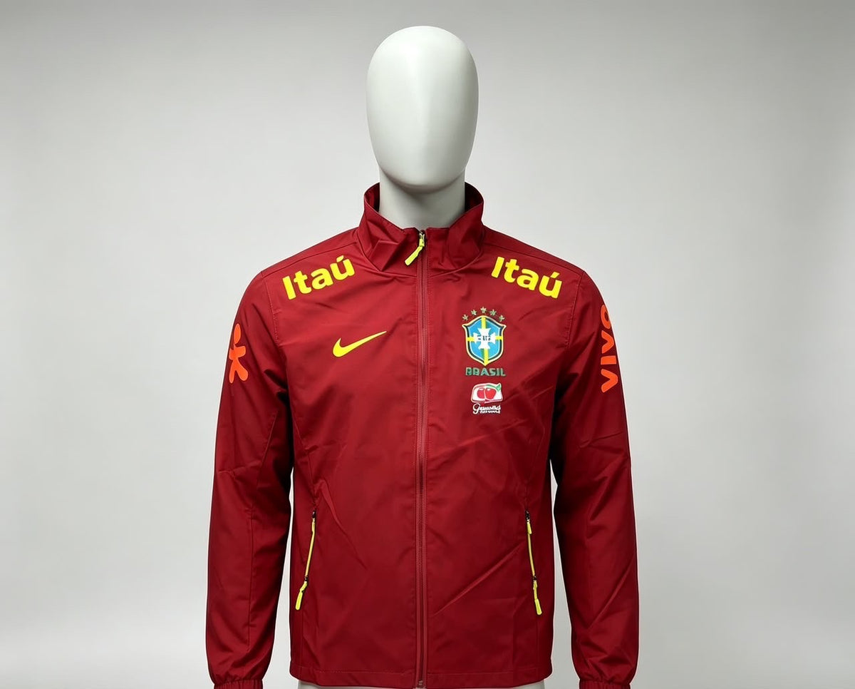 Veste Imperméable Légère du Brésil - Rouge