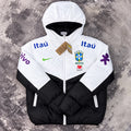 Doudoune imperméable du Brésil Blanches & Noir