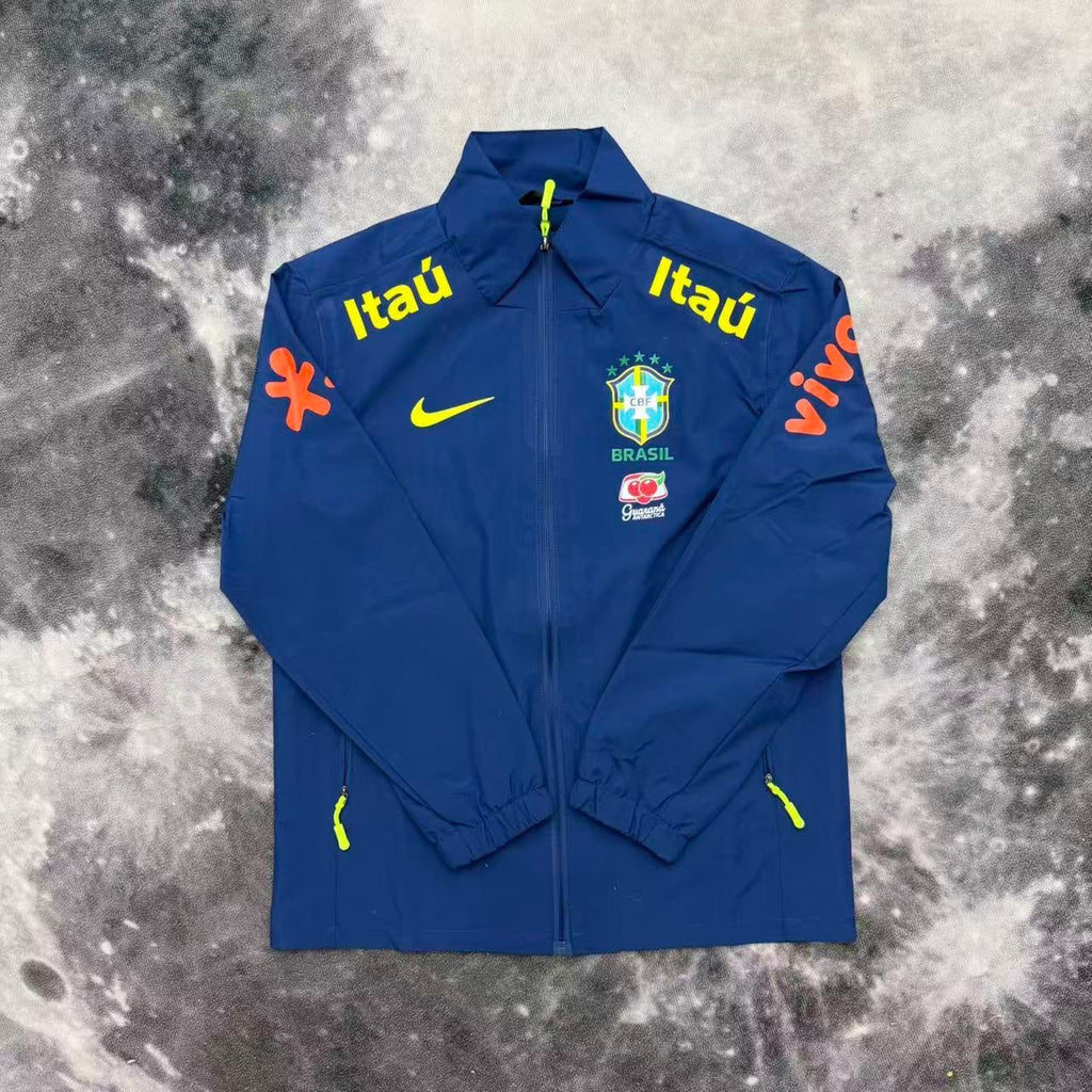 Veste Imperméable Légère du Brésil - Bleu Foncé